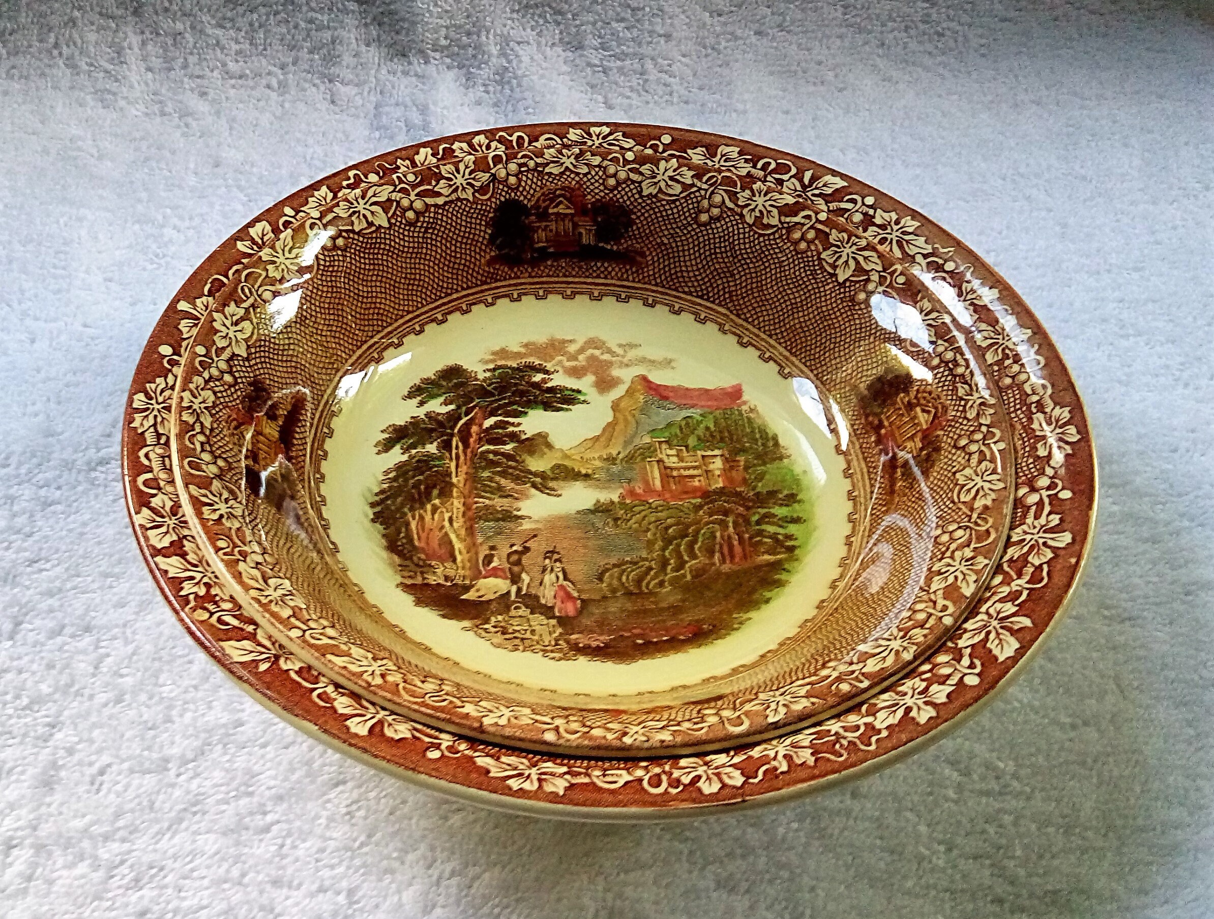 Royal staffordshire pottery england ' jENNY LIND 1795 ' 2 antiguo