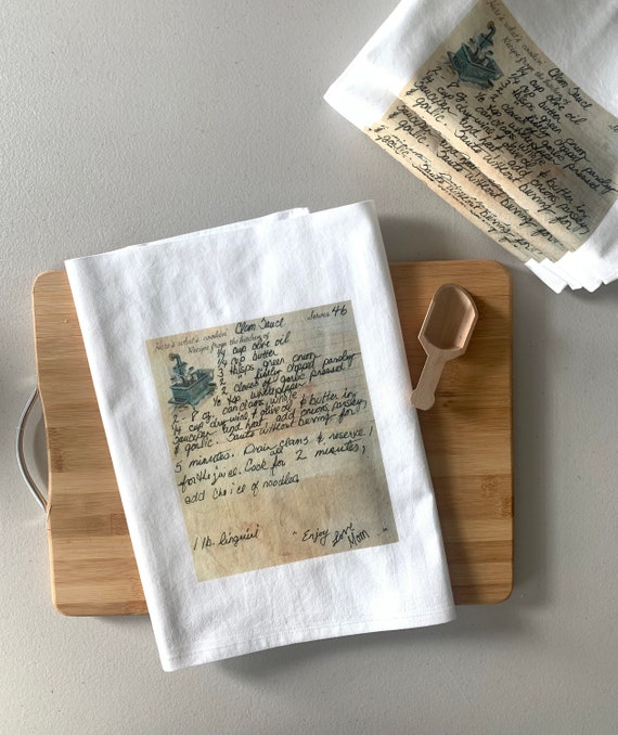 Personalized Recipe Tea Towels