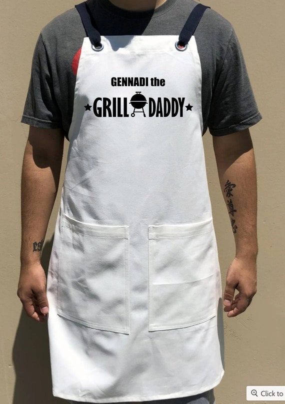 Personalisierte Schurze Grill Daddy Chef Grill Schurze Etsy
