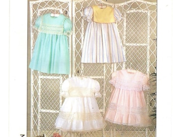 Simplicity 9572 Oliver Goodin Girls Heirloom Dress Sewing Pattern Size 3 4 5 6 7 8 Breast 22 - 27 UNCUT