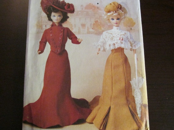 Butterick 6374 Delineator Girls Circa 1900 Jacket Skirt Hat Dress Overblouse Doll Clothes Sewing Pattern Uncut FF