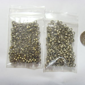 400 Nomadic tribal silver handmade silver heishee spacer beads 4 mm et1923