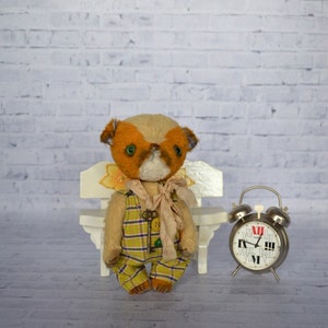 Teddy Dog  Vintage toy Small teddy Pocket Handmade original gift