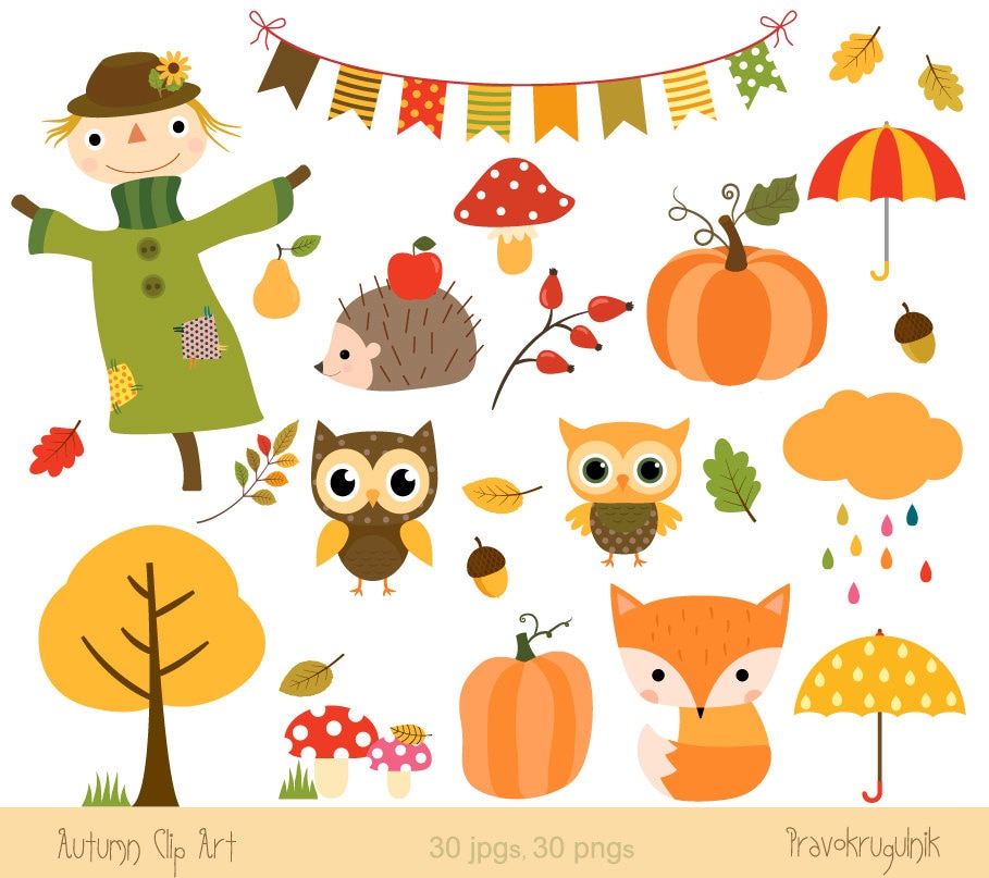 Autumn Clipart, Fall Clip Art, Digital Fall Graphic, Scarecrow Clipart, Fox Clipart, Pumpkin Clip Art, Bunting, Hedgehog, Thanksgiving Art - Etsy autumn-clipart-fall-clip-art-digital-fall-graphic-scarecrow-clipart-fox-clipart-pumpkin-clip-art-bunting-hedgehog-thanksgiving-art-etsy