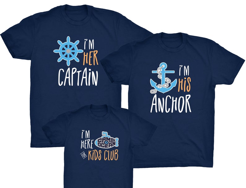 I'm Her Captain/i'm His Anchor/i'm Here for Kids | Etsy