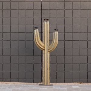 Saguaro Cactus Torch, Desert Landscaping, Zeroscaping, Xeriscape, Drought Resistant, No Maintenance, Yard Art, Sculpture- FREE Shipping