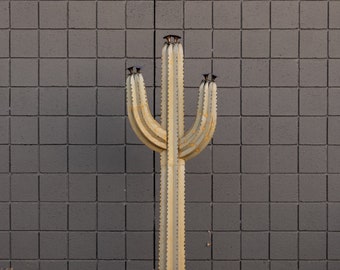 Saguaro Cactus Torch, Desert Landscaping, Zeroscaping, Xeriscape, Drought Resistant, No Maintenance, Yard Art, Sculpture- FREE Shipping