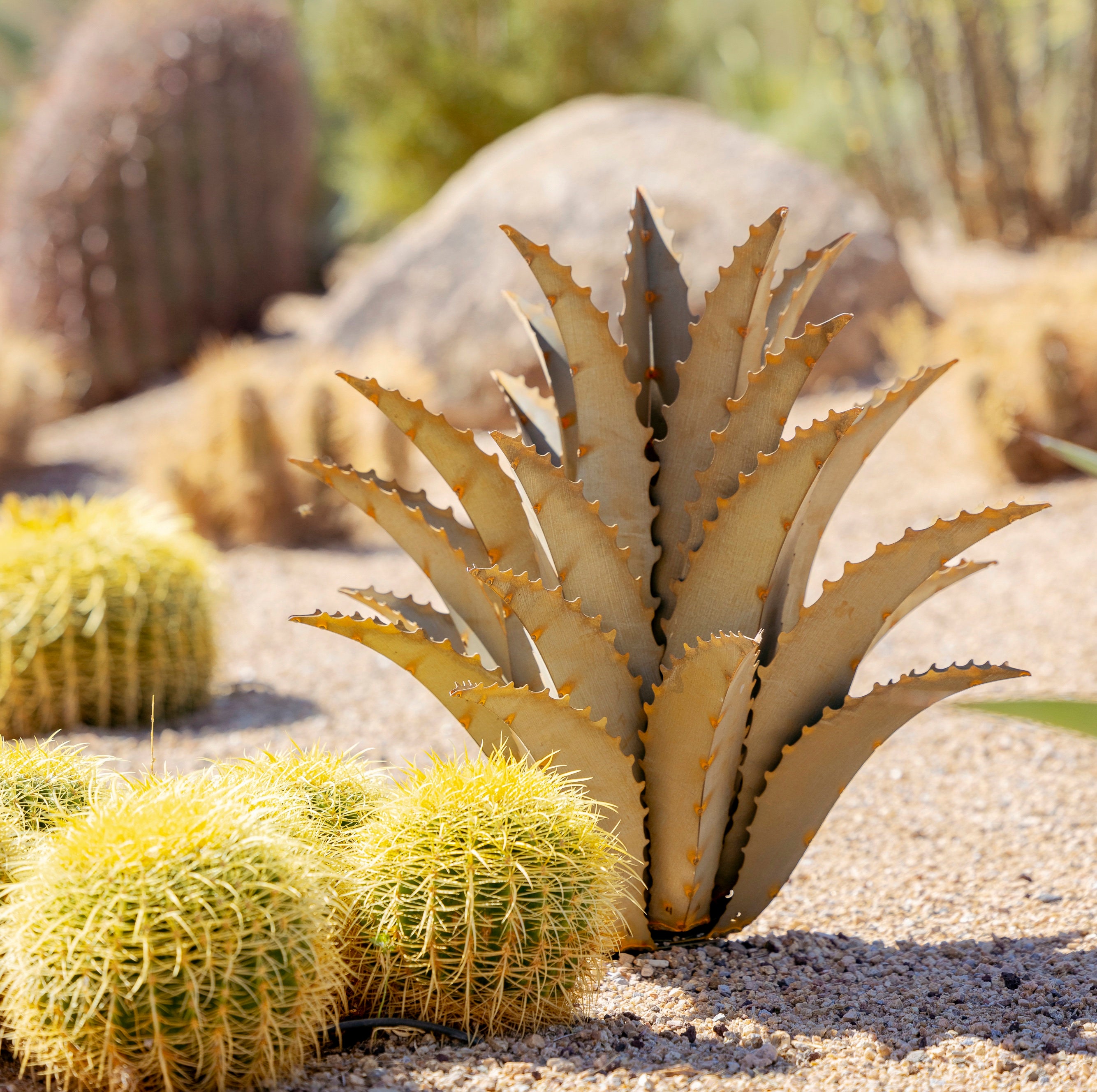 ソウラボAGAVE- [ Z ] ERO BOTANIZE PLA POT Brilliant Mid-century Modern Stained Glass Agave Potted