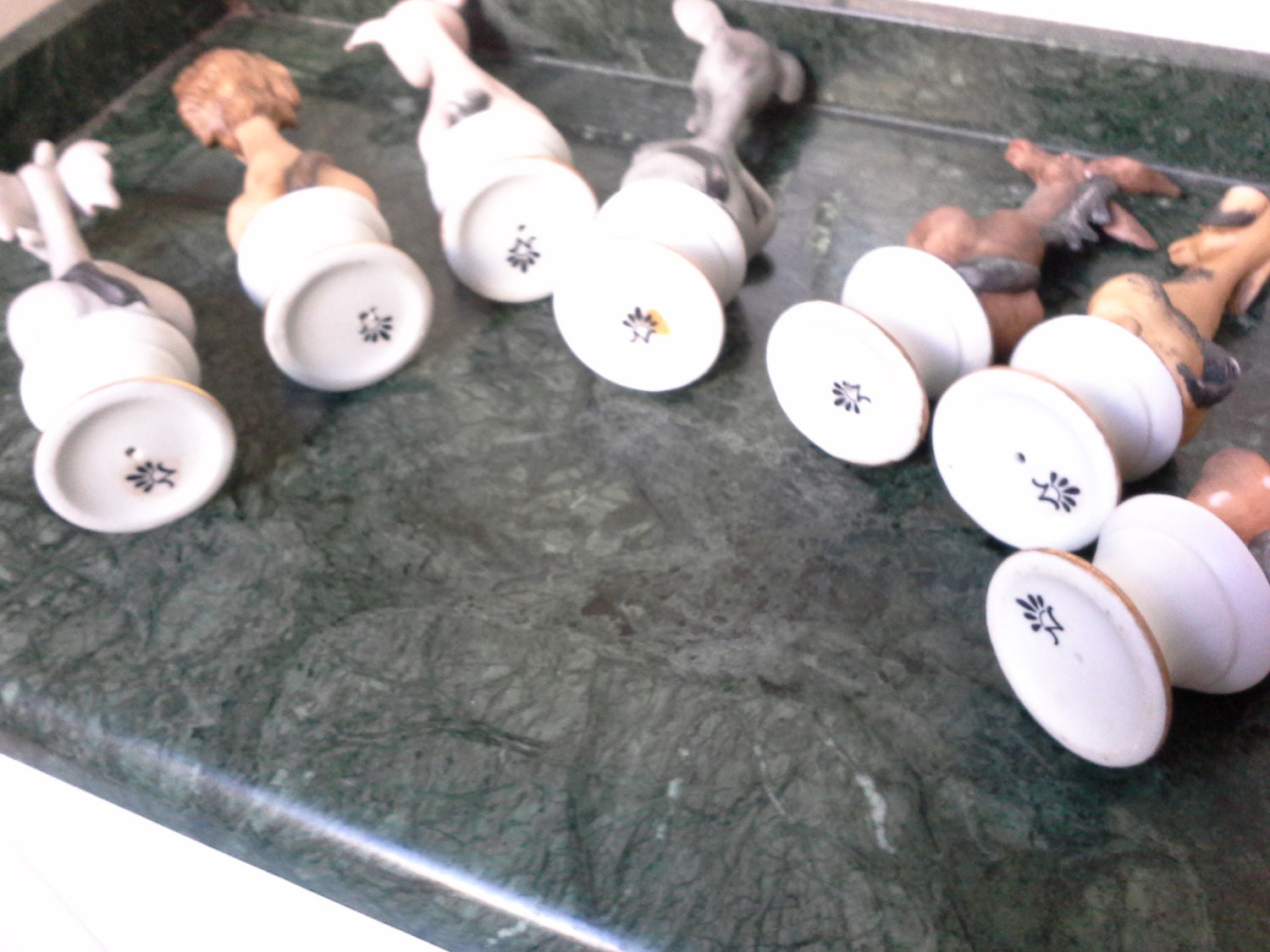 Vintage Ceramic Zoo Animals Miniatures Child Room Decor Etsy