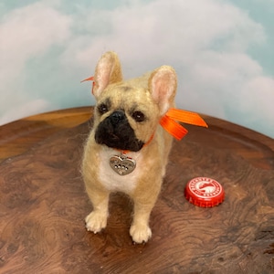 Custom made Needle Felted Dog Figure “Mini-Pup”. Please contact seller first for your custom order.