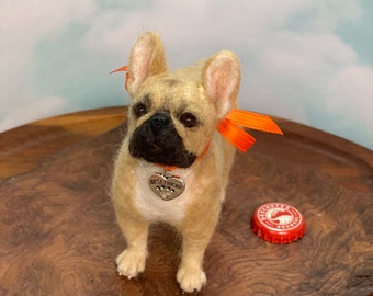 Made to Order - Needle Felted Dog Figure “Mini-Pup”. Please contact seller first for your custom order.