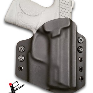 Kydex Holster, M&P Compact 9c/40c, OWB, 3.5in Barrel, Black, Right Hand