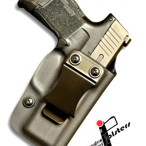 Kydex Holster, SIG P365, P365XL, 9mm, IWB, Black, Right Hand