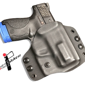 Kydex Holster, Smith & Wesson Shield, Black OWB, Right Hand