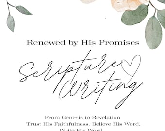 Scripture Writing Plan—Renewed by His Promises
