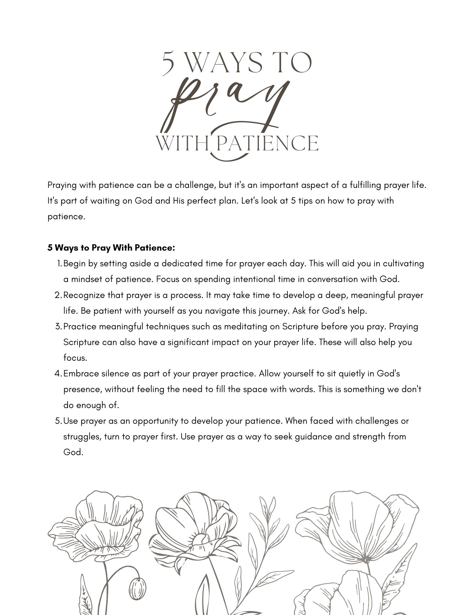 The Ultimate Prayer Guide Bible Study PDF Download Printable - Etsy