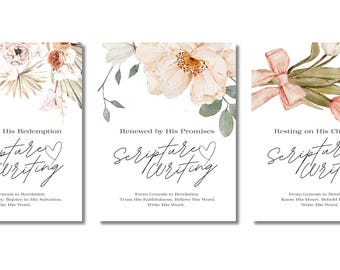 Scripture Writing Bundle — 3 Complete 12-Month Plans
