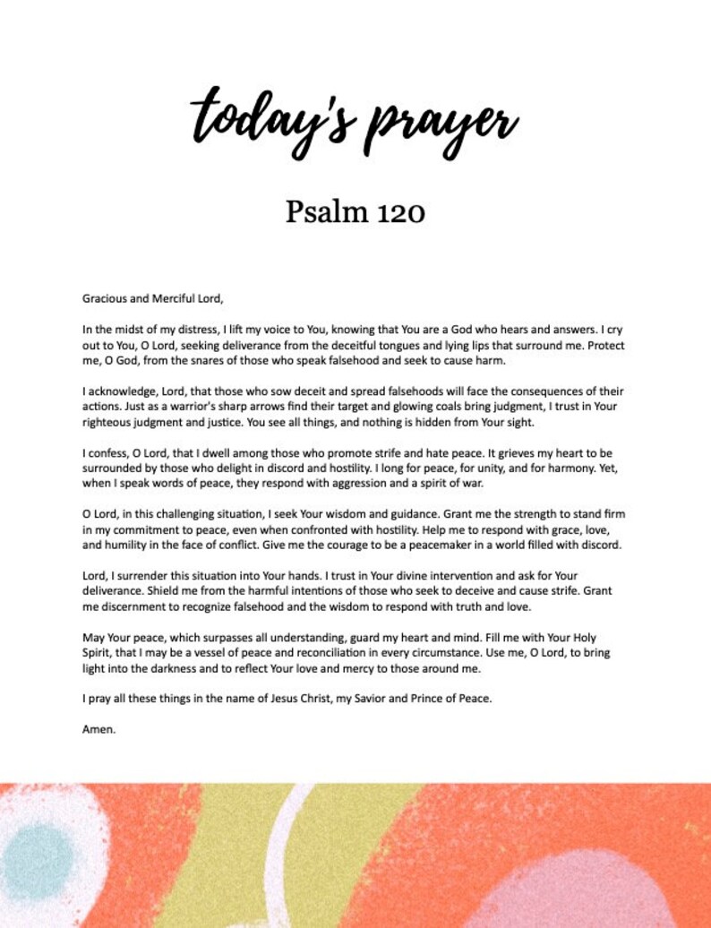 A Journey of Worship: The Psalms of Ascent PRAYERS Guide eBook PDF download printable image 4