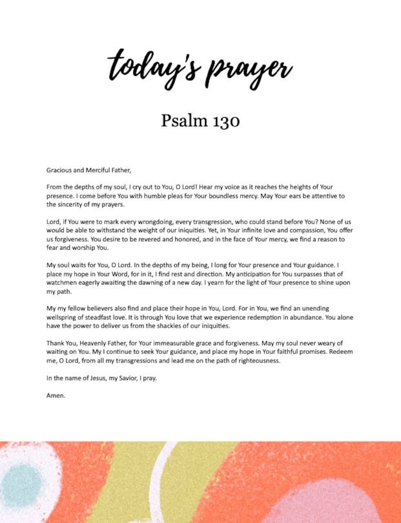 A Journey of Worship: The Psalms of Ascent PRAYERS Guide eBook PDF download printable image 8