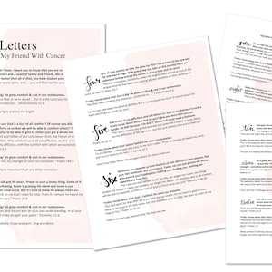 12 cartas que le escribí a mi amiga con cáncer (PDF, descarga e imprimible)