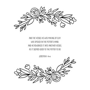 The Heart That Heals printable package10 Bible Verse Coloring Pages PDF download image 5