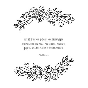 The Heart That Heals printable package10 Bible Verse Coloring Pages PDF download image 10