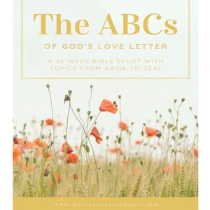 The ABCs of God's Love Letter Bible Study eBook PDF download printable image 2