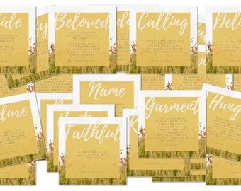 The ABCs of God's Love Letter Scripture Memory Cards
