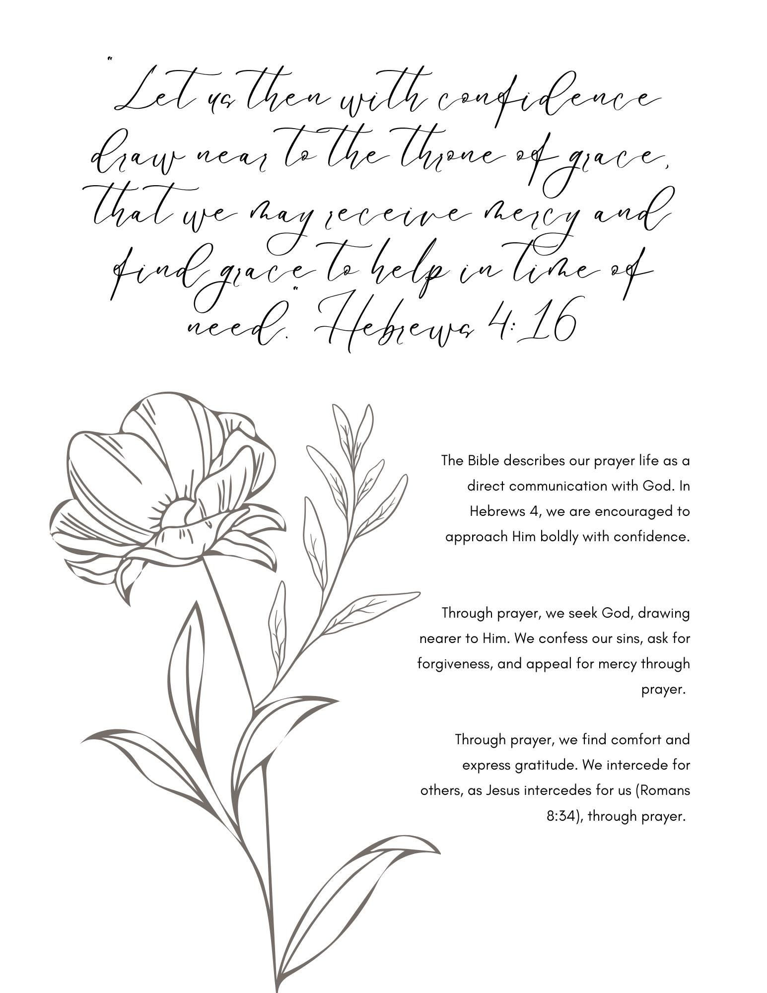 The Ultimate Prayer Guide Bible Study PDF Download Printable - Etsy