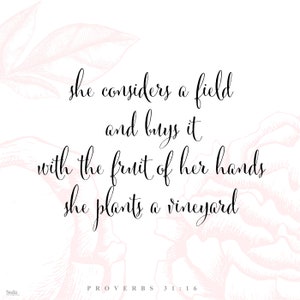 Proverbs 31 Woman 5x5 Prints image 10