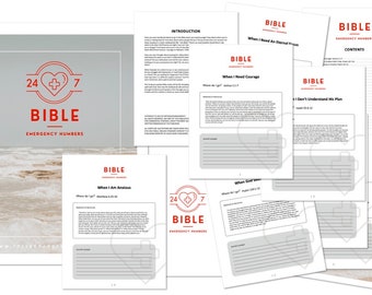 Bible Emergency Numbers Bible Study Guide eBook PDF download printable