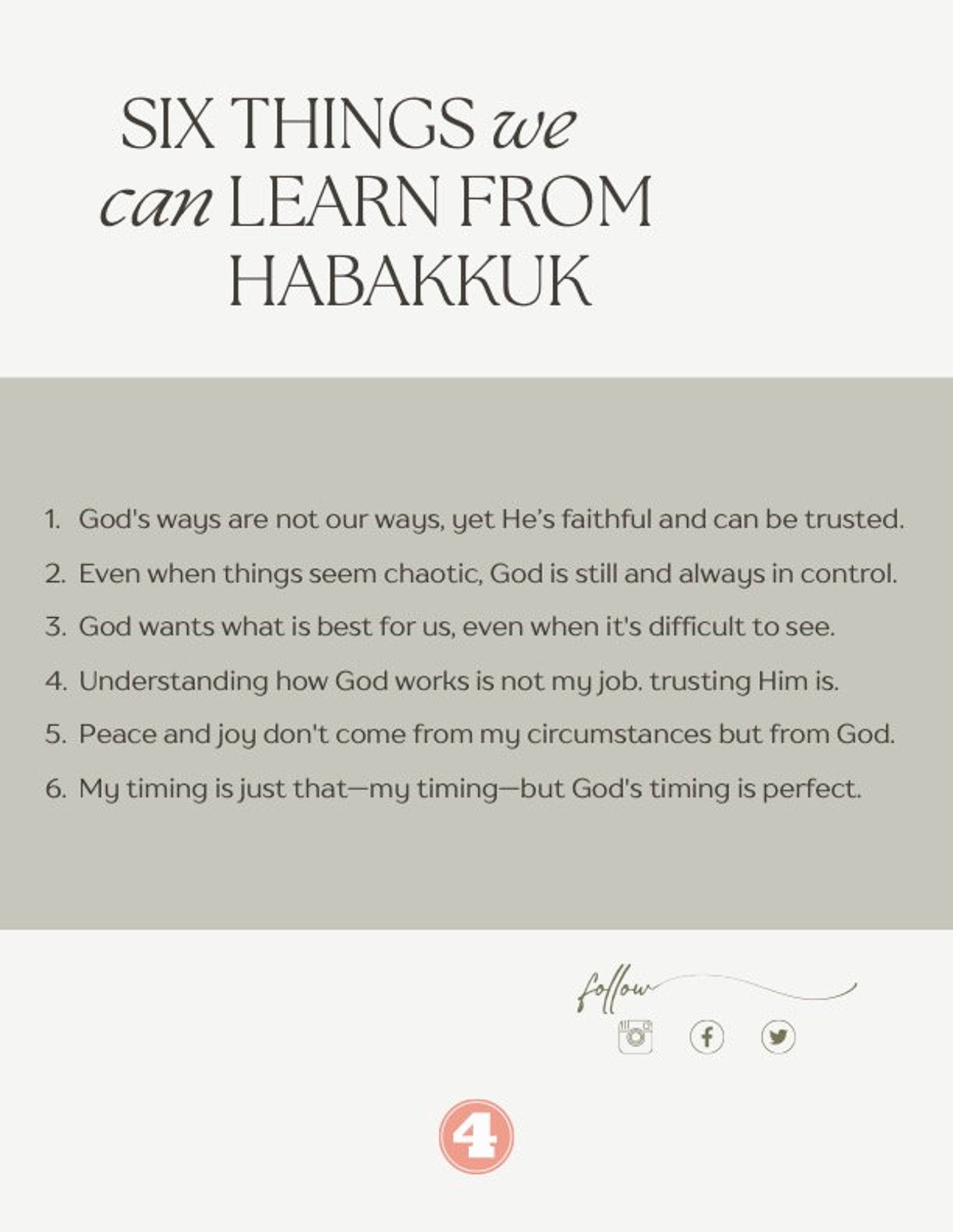 6 Things We Can Learn From Habakkuk Bible Study Guide