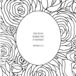 The Heart That Heals printable package10 Bible Verse Coloring Pages PDF download image 7
