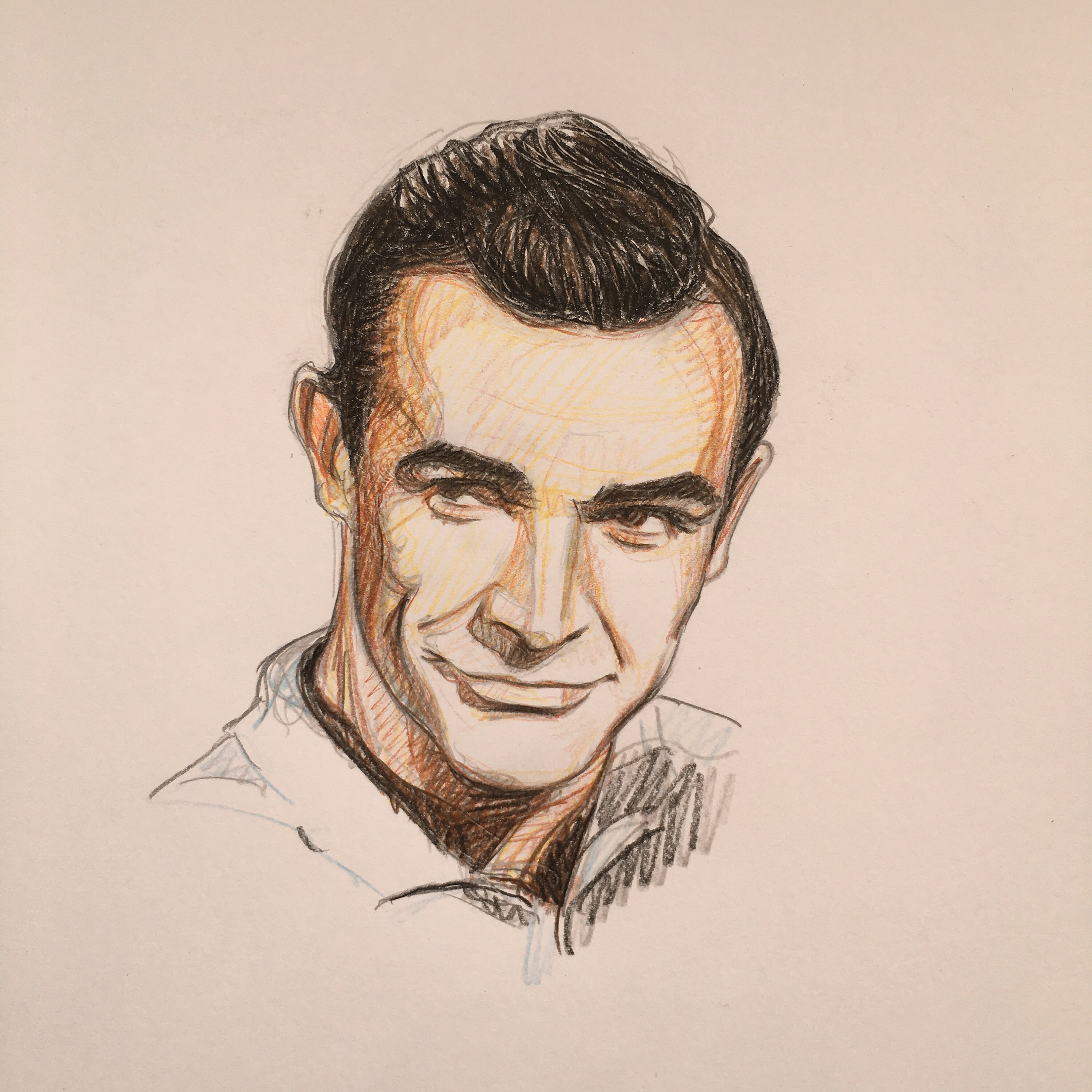 Limited Edition Art Print of SEAN CONNERY james Bond From the Original