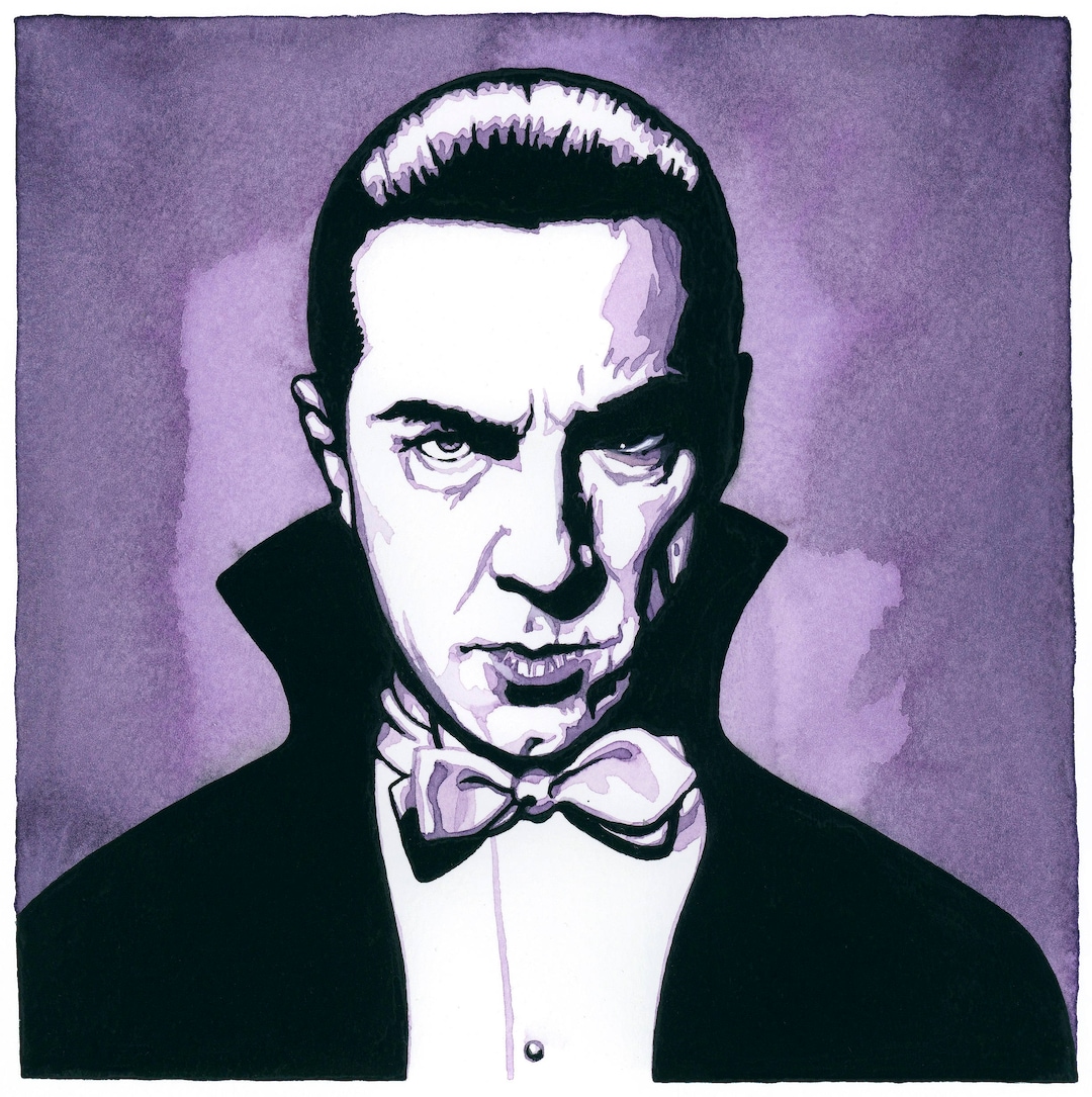 Limited Edition Art Print of Bela Lugosi From the Original Watercolour ...