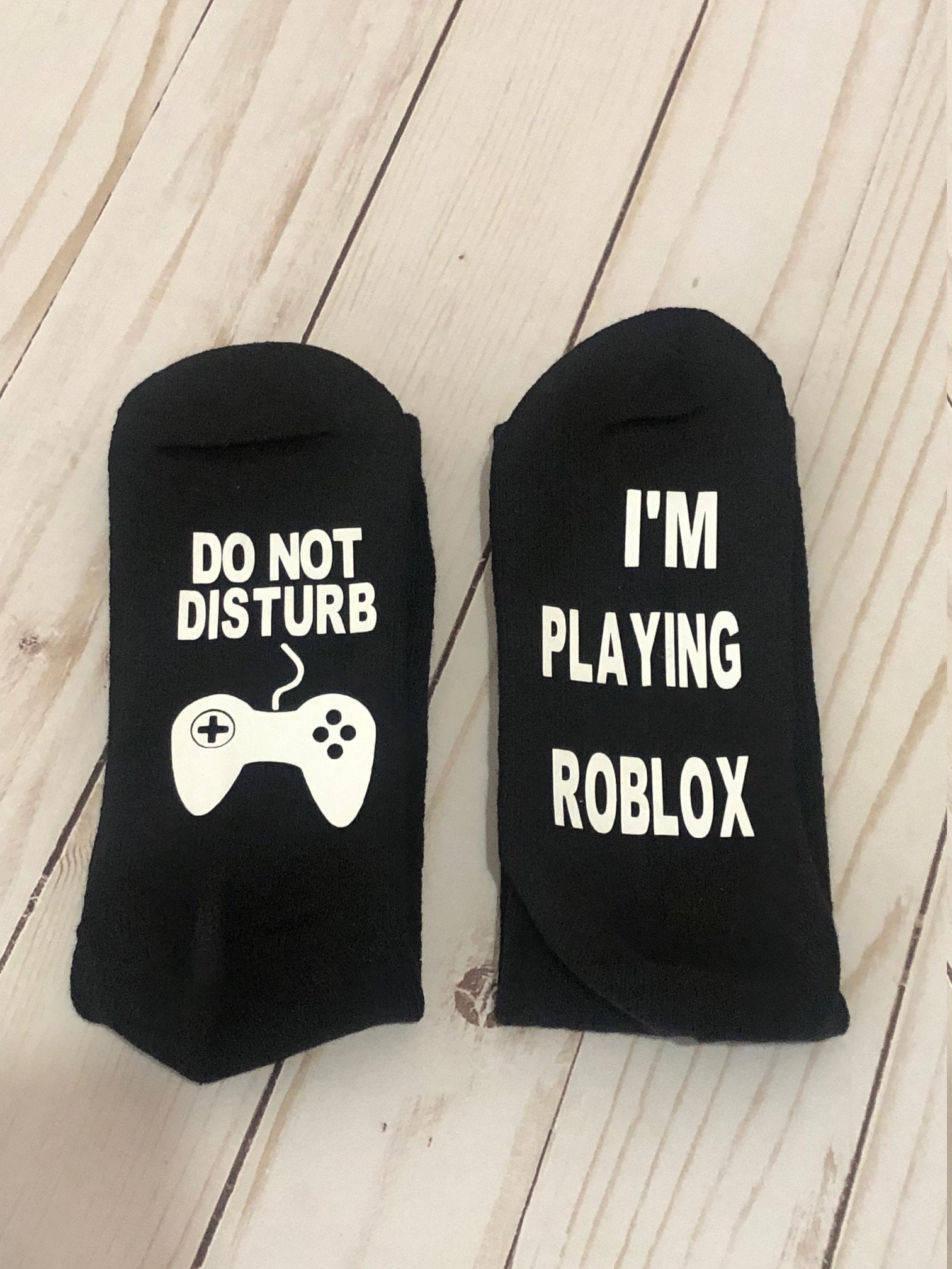 Do not disurb I'M Playing Roblox socks Perfect for you Etsy