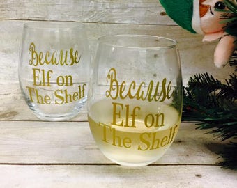 Elf Wine Glasses ! Because we ALL need this !!