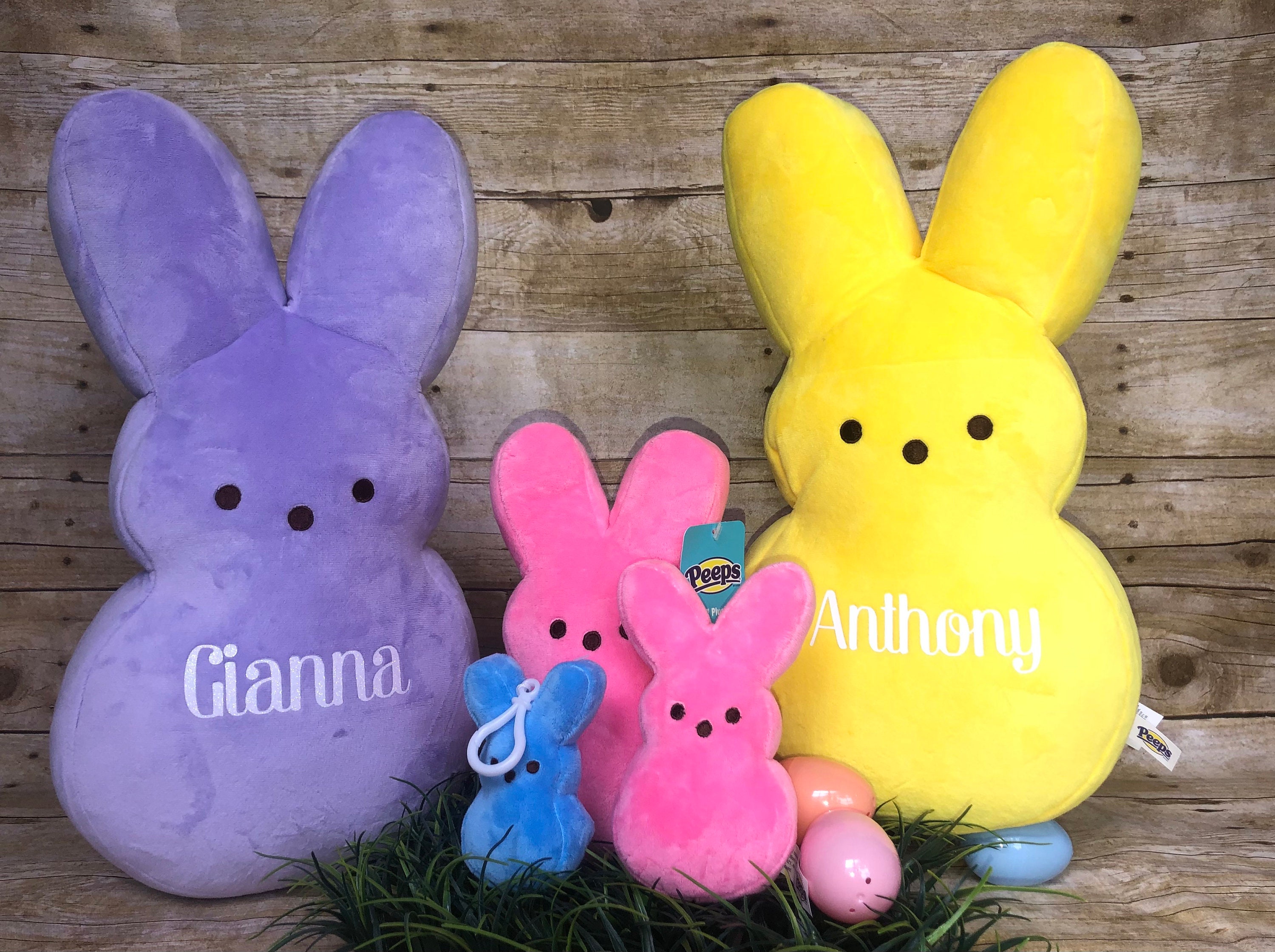 yellow peeps® plush toy & marshmallow bunnies gift set, Five Below