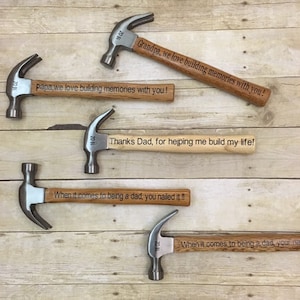 Personalized Hammers ! When it comes to being a dad you nailed it !Add personalization Too! Great for fathers Day too . Grandpa , Papa etc image 1