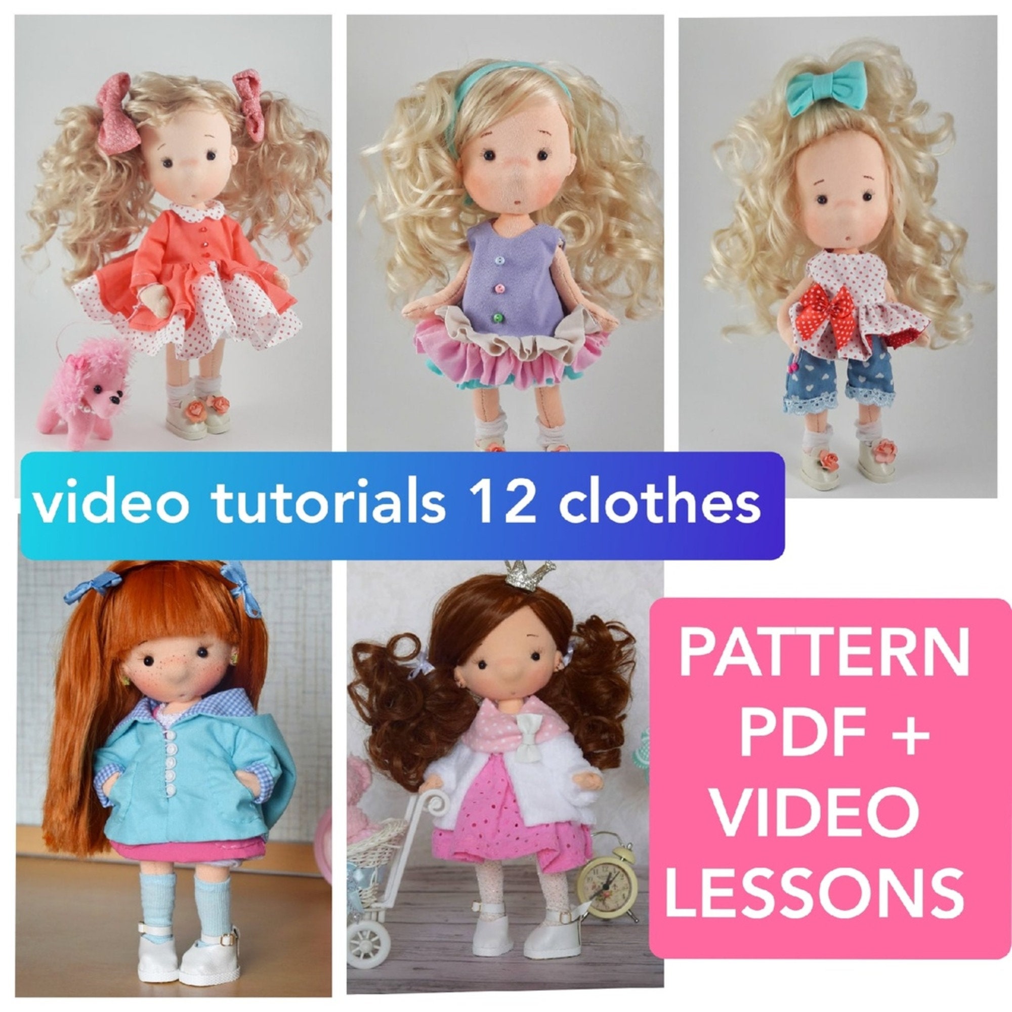 DIY Sewing pattern & video tutorial how to make an Interior Etsy