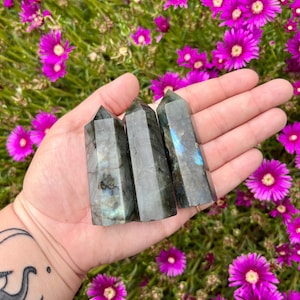 Labradorite Tower - Healing Crystal - Transformation, Intuition