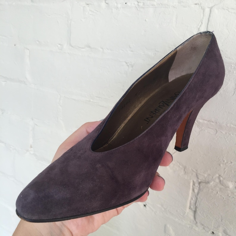 ysl low heel