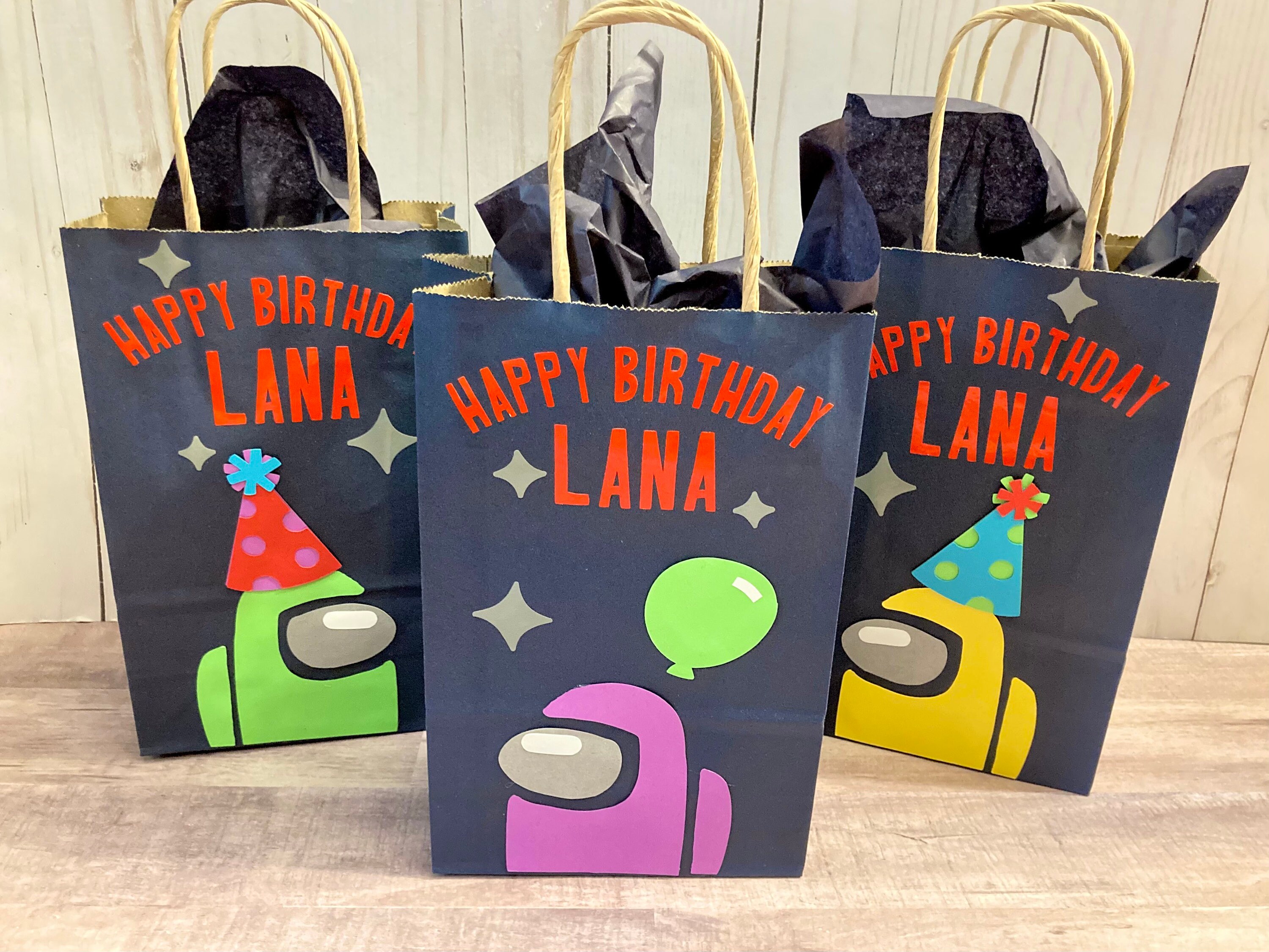 Goodie Bags Custom Impostor Video Game Gift Bags Imposter Etsy