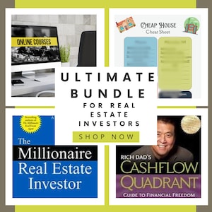 How to Become a Real Estate Investor,Ultimate Real Estate Investor Bundle, Real Estate Investor Workshop,Investment Property,Rental Property