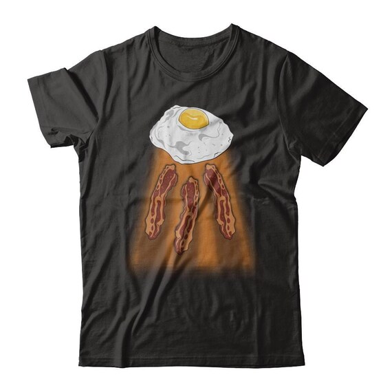 Eggs and top bacon shirt