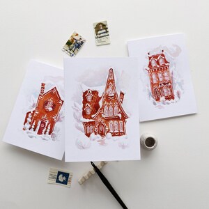 Gingerbread House Greeting Cards | Bundle