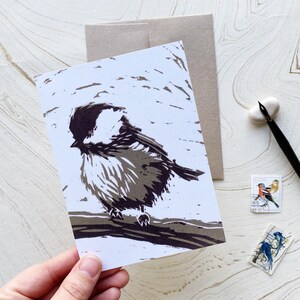 Chickadee Grußkarte