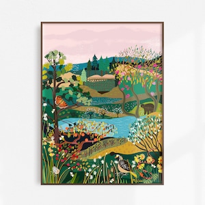 Okanagan Valley Art Print | Vineyard Wall Art | British Columbia| Canada Art| Pacific Northwest| Nature Art| Trestle bridge| Kettle Valley
