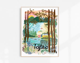 Tofino Surf Art Print | Vancouver Island, Pacific Northwest