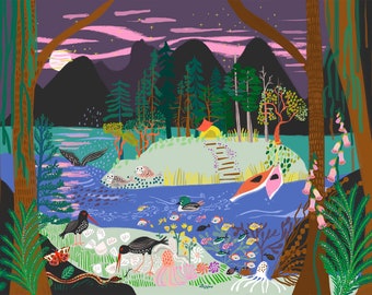 Desolation Sound Art Print | British Columbia Kayak Adventure